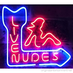 AdvpPro 2C Live Nude Girls Bar Beer Pub Club Décor Dual Color LED Neon Sign Blue & Red 12 x 8.5 st6s32-i2042-br - B07D8HDW8X