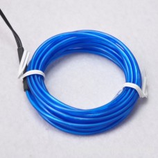Amicc® 3m 9ft Portable Neon Light El Wire with Battery Pack Neon Glowing Strobing Electroluminescent Wire for Parties Halloween Decoration (3m 9ft Blue) - B019IQ8GF2