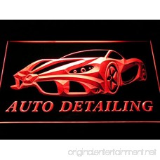Auto Detailing Detail Car Wash LED Sign Neon Light Sign Display s233-b(c) - B00QBKIB36