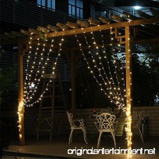 Battery Operated Curtain String Lights 300 LED Icicle Window Background Fairy Lights [Remote 8 Mode Timer 9.8 ft ×9.8 ft Dimmable ] Decoration Lights for Outdoor Wedding Camping RV BBQ Party - B0725RGPZ1