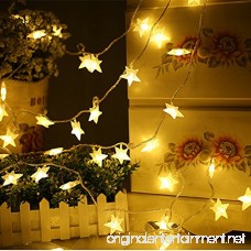 BJYHIYH Battery Powered String Lights 16ft 40 LED Star Fairy Lights for Bedroom Christmas Wedding Party Decoration(Warm White) - B07CYPJFBM