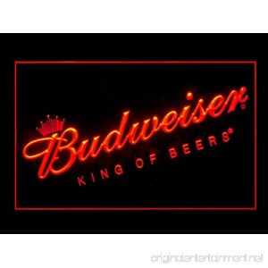 Budweiser King Of Beers Bar Pub Led Light Sign - B01786TUNG