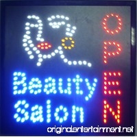 CHENXI led beauty salon hair salon sign billboard led neon light animated electronic animated led sign 48 X 25CM indoor (48 X 48 CM  A) - B0719NTYT7