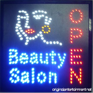 CHENXI led beauty salon hair salon sign billboard led neon light animated electronic animated led sign 48 X 25CM indoor (48 X 48 CM A) - B0719NTYT7