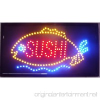 CHENXI Sushi store neon sign 48X25 CM indoor ultra bright flashing led sushi display sign food store led sign (48 X 25 CM  A) - B071ZHF62Y
