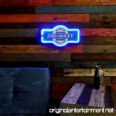 Chevrolet LED Lighted Sign 17 Marquee Shape LED Light Rope Designed To Give Look Of Neon Wall Decor For Home Bar Garage or Man Cave - B0744QMMZV