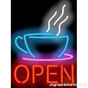 Coffee Cup Neon OPEN Sign - B00881D4TC