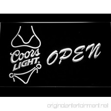 Coors Light Bikini Beer OPEN Bar LED Neon Sign Man Cave 050-R - B00VILJHWW