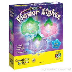 Creativity for Kids Color Changing Flower Lights - Kids Room Decor Hanging Lights - B00BUR7MSU