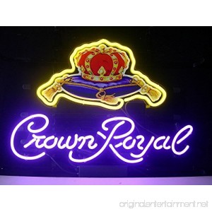 Desung Brand New 17x13 Crown Royal Neon Sign (Various sizes) Beer Bar Pub Man Cave Business Glass Neon Lamp Light DB184 - B07B9GPNFK