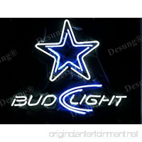 Desung Brand New 20"x16" Sports Teams DC Bud-Light Neon Sign (Various sizes) Beer Bar Pub Man Cave Business Glass Neon Lamp Light DB119 - B076MJ59FQ