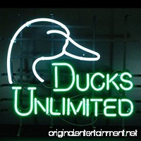 Ducks Unlimited Beer Bar Pub Store Party Windows Room Wall Decor Neon Signs 19x15 - B07B6GMBR2