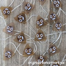 Emoji Poop String lights Battery Operated Timer Control for 6hrs On and 18 hrs Off 20 LED String of Lights Novelty Flexible Copper Wire Home decorative Lights for Kids Party Supplies(POP) - B0776W3YLK