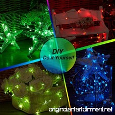 Fairy Lights Battery Operated Multi Color Changing String Lights with Remote Timer 50leds Firelfly Lights Indoor Decorative Silver Wire Lights for Bedroom Patio Outdoor Garden Stroller(16 Feet) - B073RG8T8F