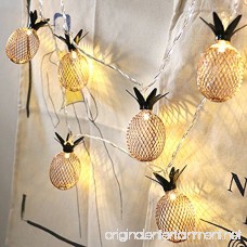 Fellibay Pineapple String Lights 6.6ft 20 LED Indoor Fairy String Lights for Bedroom Christmas Home Wedding Party Birthday Decoration(No Battery) - B077P6YVF3