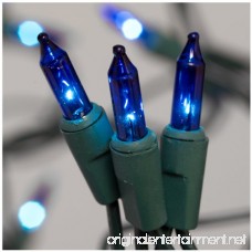 Holiday Wonderland Christmas Light Set Blue 100 Mini Lights - B000VBW38K