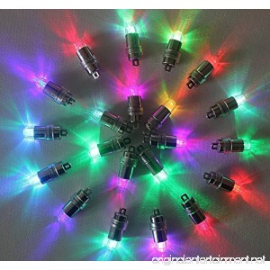 HOSL 60 Pack Multicolor LED Submersible Waterproof Mini Blinking Lights for Paper Lantern Balloon Floral Wedding Halloween Christmas Party Decoration Centerpieces - B00VB53ZD2