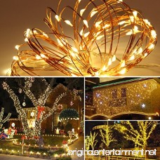 innotree LED String Lights 33ft 100 LED USB Plug In Fairy String Lights 8 Modes Copper Wire Lights with Remote Timer & UL Adapter Dimmable Decoration Lights for Bedroom Patio Party - Warm White - B071XT8MW2