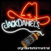 Jack Daniels Bottle and Hat Beer Bar Pub Store Party Homeroom Decor 19x15 - B077T4MJ2N