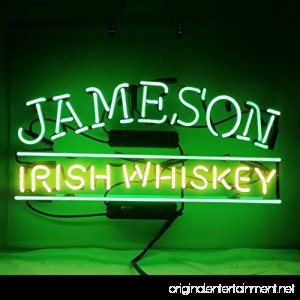 Jameson Irish Whiskey Beer Bar Pub Store Party Homeroom Wall Decor Neon Signs 17X14 - B07C3FP294