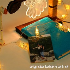 Led Photo Clip String Lights Indoor String Lights Seasonal Lighting Outdoor String Lights for Hanging Photos Cards Memos Home/Halloween/Birthday/Party/Christmas Decorations Battery Powered White - B074V4TVWR