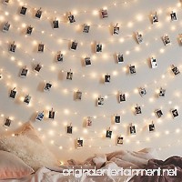 Led Photo Clip String Lights Indoor String Lights Seasonal Lighting Outdoor String Lights for Hanging Photos  Cards  Memos Home/Halloween/Birthday/Party/Christmas Decorations Battery Powered White - B074V4TVWR