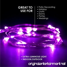 LED String Lights | Fairy Lights Pink Color | Battery Operated on Silver Color Wire (20 LEDs - 7 FEET - 1 SET) by RTGS - B004DZDX66
