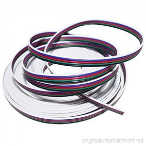 LEDENET 10m RGBW Extension Cable Line 5 Color for RGBW LED Strip 5050 ribbon rgb Warm White Cord 5pin Wire 33ft - B00J4HI746