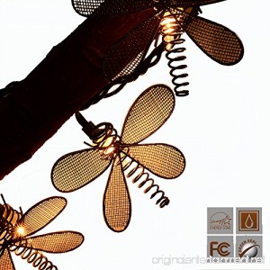 Lidore? 10 Vintage Style New Metal Dragonfly String Lights Ideal for Garden Outdoor and Indoor Decoration Summer Lighting - B00MHOBYP2
