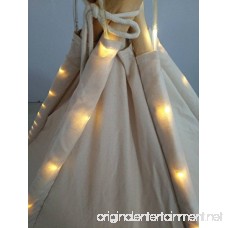 little dove Fairy Lights for Teepee Tents - Battery Operated 4 LED Strings for Wedding Party Centerpieces Waterproof Decorative Lights for Bedroom Kids Teepee Decoration TENT NOT INCLUDED - B074DRGFK6