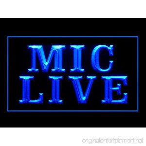 Mic Live Studio Recording Microphone Led Light Sign - B01IY1C22U