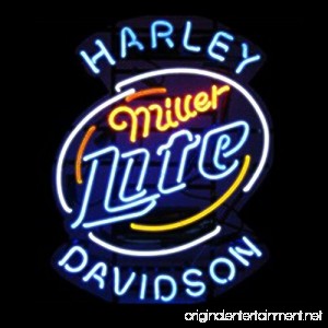 Miller Lite HD Beer Bar Pub Store Party Room Windows Wall Decor Neon Signs 24x20 - B07BLT6YD1