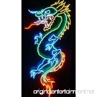 Mirsne Dragon 30" by 18" Neon Signs  Glass Tube neon Open Sign  Custom Made neon Beer Sign  Unique neon Sign Art  Supplied for a Wide Range of Personal uses. - B074TJH4NP