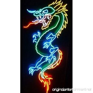 Mirsne Dragon 30 by 18 Neon Signs Glass Tube neon Open Sign Custom Made neon Beer Sign Unique neon Sign Art Supplied for a Wide Range of Personal uses. - B074TJH4NP