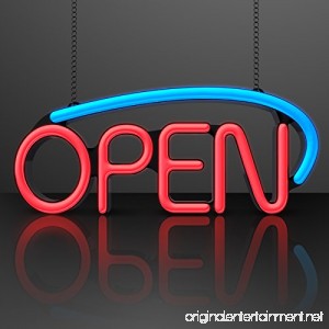 Neon Style LED Open Sign with A/C Adapter - B00MNR13IG