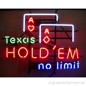 Neonetics 5TEXAS Texas Hold 'Em No Limit Neon Business Sign - B00WJWH86Q