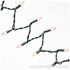 Noma/Inliten Holiday Wonderland 100-Count Clear Christmas Light Set Green Wire - B0009IN5AA