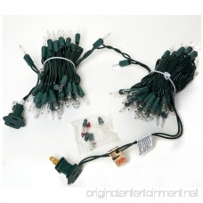 Noma/Inliten Holiday Wonderland 100-Count Clear Christmas Light Set Green Wire - B0009IN5AA