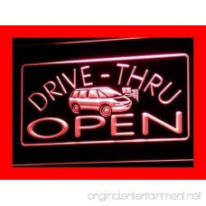 OPEN Drive Thru Car Bar Pub LED Sign Night Light i088-b(c) - B00QBKN33E