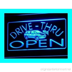 OPEN Drive Thru Car Bar Pub LED Sign Night Light i088-b(c) - B00QBKN33E