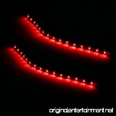 Partsam LED light strip kit 6 pcs 12 15 LEDs Bow Led Navigation Light Flexible Neon Strip Light for Marine Boat sidelight Port Red Starboard Green Stern White - B072WNLRD4
