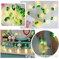 Pineapple Decor Light Battery Powered 10 LED Fairy String Lighting for Christmas Home Wedding Party Bedroom Birthday Decoration (Warm White) - B01KZQPVES