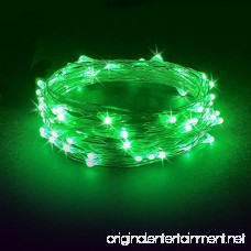 RTGS Products Indoor and Outdoor String Lights/Fairy Lights - 30 Green Colored LED Lights for Patio Bedroom Holiday Decor etc - Battery Powered with Timer - B010L0S7QW