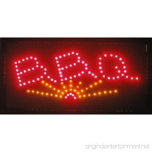 UbiGear Animated Motion LED Restaurant BBQ Club Cafe Sign +On/off Switch Open Light Neon 19*10 Inch - B008UXEZ32