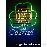 Urby™ 19x15 Sports Teams University of ND GoIrish Logo Custom Neon Sign Beer Bar Pub Neon Light 3-Year Warranty-Fantastic Artwork! S69 - B01N4RD7XT