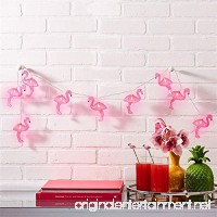willway Flamingo String Lights  1.6m 10LEDs Battery Operated Flamingo Fairy Lights for Garden Patio Bedroom Wedding Party Christmas Decoration - B06XNWDJHR