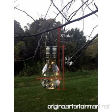 Industrial Rewind Hanging Solar Light Bulb with S Hook by (1) - B01M991QLG