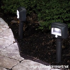 Mr. Beams MB572 Wireless Battery-Powered Motion Sensing LED Path Lights 2-Pack Brown - B008X099WY