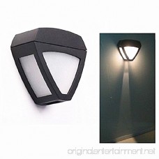 ALEKO SLSC0106 Solar Powered LED Decorative Light Lamp for Outdoor Garden Fence Pathway Stairs Wall Mounted Light Lamp Step Light - B014JZ5O4I