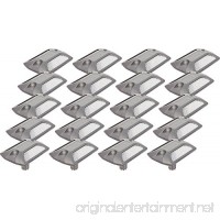 GreenLighting 20 Pack Reflective Road Stud - Commercial Grade Aluminum Road Pavement Marker by (Silver) - B078PQ7ZFF